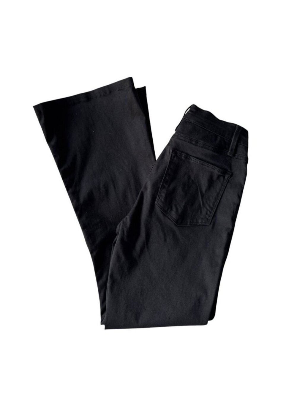 Frame Women’s Sz 26 Le High Flare Black Denim Jeans - Picture 11 of 11